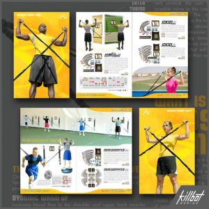 SPORTS, FITNESS || Graphic Design, Booklet Layout