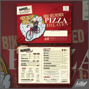 PIZZA RESTAURANT || Graphic Design, Marketing, Layout